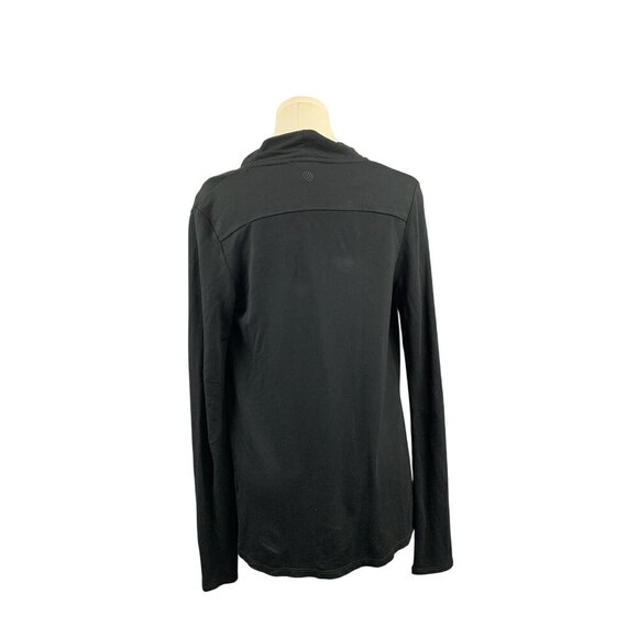MPG Mondetta Performance Gear Womens Black Long Sleeve Drape Jacket S - Picture 2 of 4